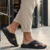صندل مردانه اسکچرز مدل Skechers Sargo Slide - 205626/BBK — تصویر 7